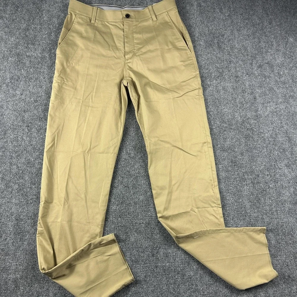 Nike Pants Mens 32 Beige Dri-FIT Standard Fit Golf Chino Twill‎ Performance